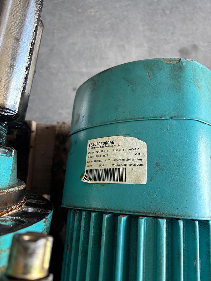 Gebraucht GE, Tacke Azimutgetriebe C.H. Schäfer Typ TW 1,5 S TN: 88735