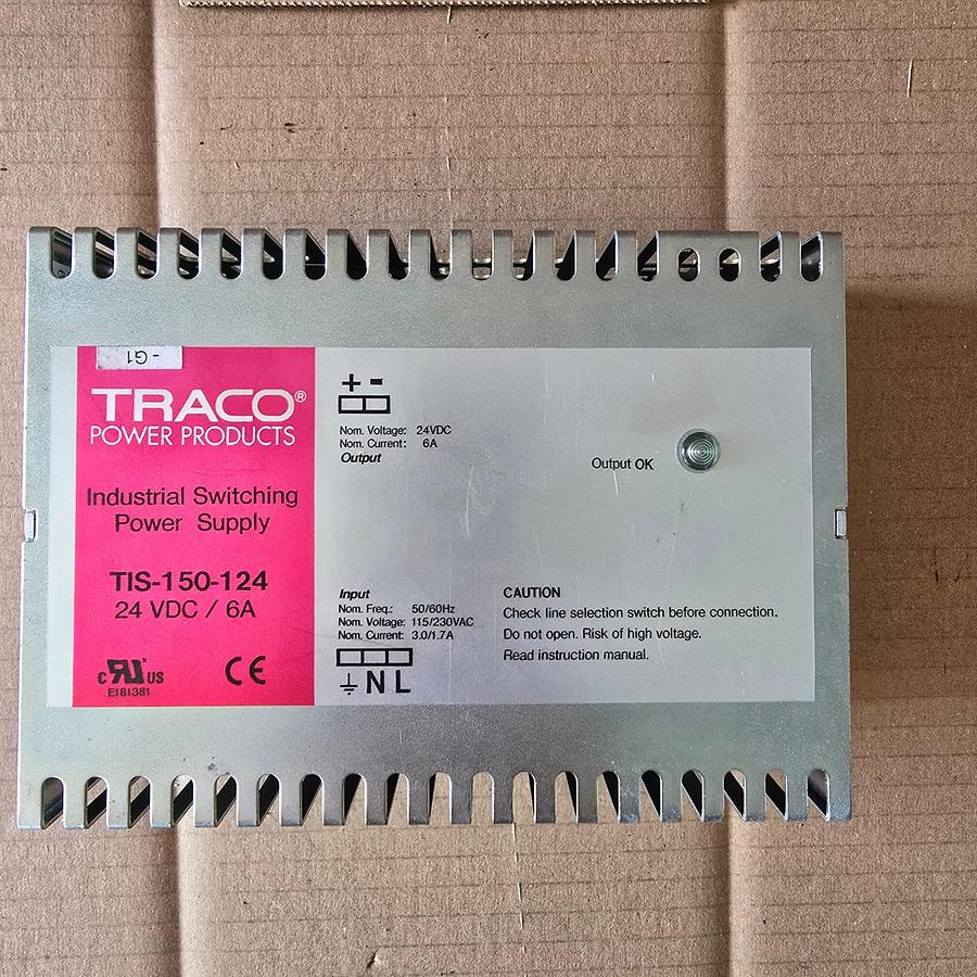 Gebraucht Traco Netzteil  230 V / 24 V - 6 Amp