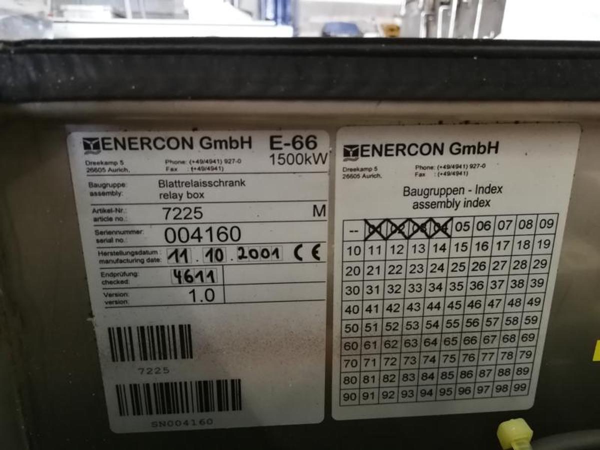Gebraucht Enercon E-66 Blattrelaisschrank SAP 7225
