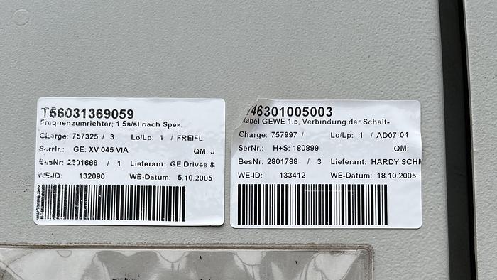 Gebraucht GE Tacke 1.5 SL Umrichterschrank, Water cooled