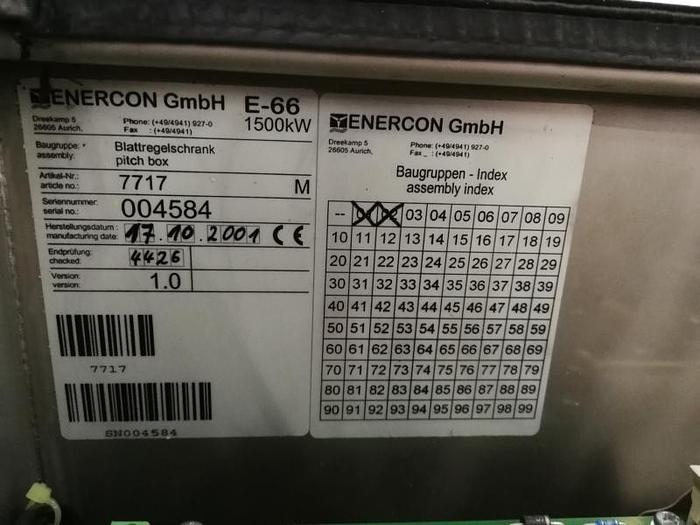 Gebraucht Enercon E-66 / E-70 Pitchkiste, Art-Nr. 7717