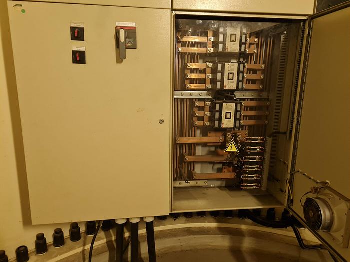 Gebraucht AN Bonus 1300 B 62 A1 Bodenschaltschrank inkl. Display, ABB S7S 1250 LSI  ABB EH 550