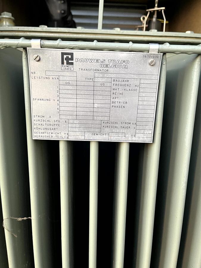 Gebraucht Kompakstation / Trafostation AN Bonus 1300 kW, 20 kV / 690 V, 1600 kVA