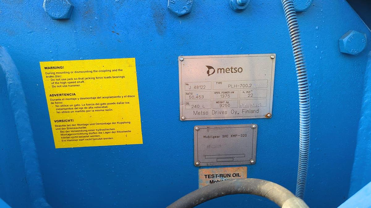 Gebraucht DeWind D6 Metso PLH-700 2 J48122 Triebstrang