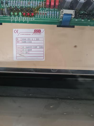Gebraucht GE Tacke TW 1,5 S Achsschaltschrank-Akkukiste incl. Pitchboard / pitch box, Nr. 0040 091 6 / 505, Typ: GNR-030S