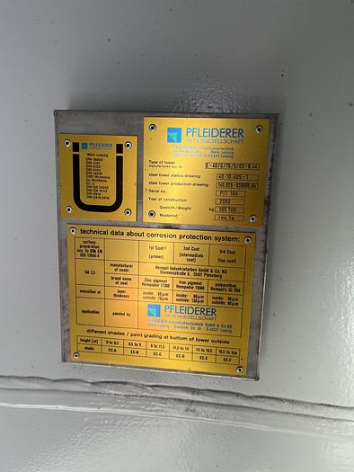 Gebraucht Enercon E-40 6.44 E2 600 kW, 76 m Nabenhöhe, SN: 441240