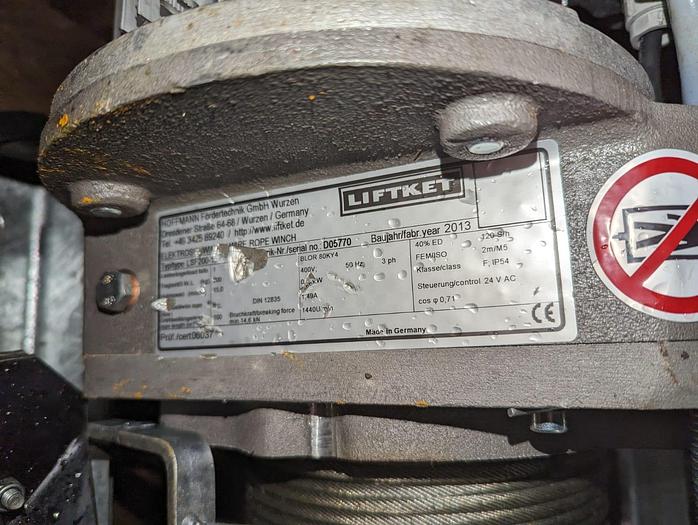 Used GE Tacke 1.5 SL Liftket LSF200-15, 2013