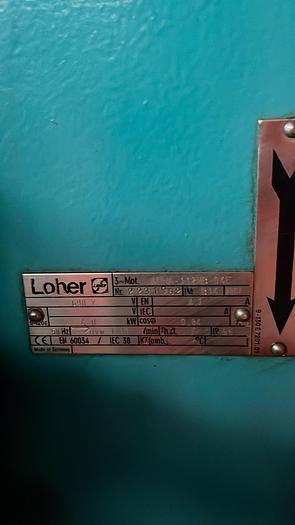 Used GE Tacke 826 1.5 SL Generator, Loher JFEA-500LB-04A SN 5131857