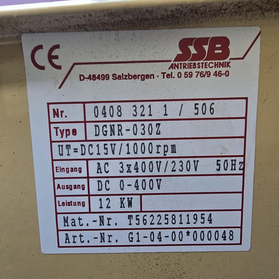 Gebraucht GE 1.5 Blade Power converter board SSB DGNR 030 Z Art Nr 0048