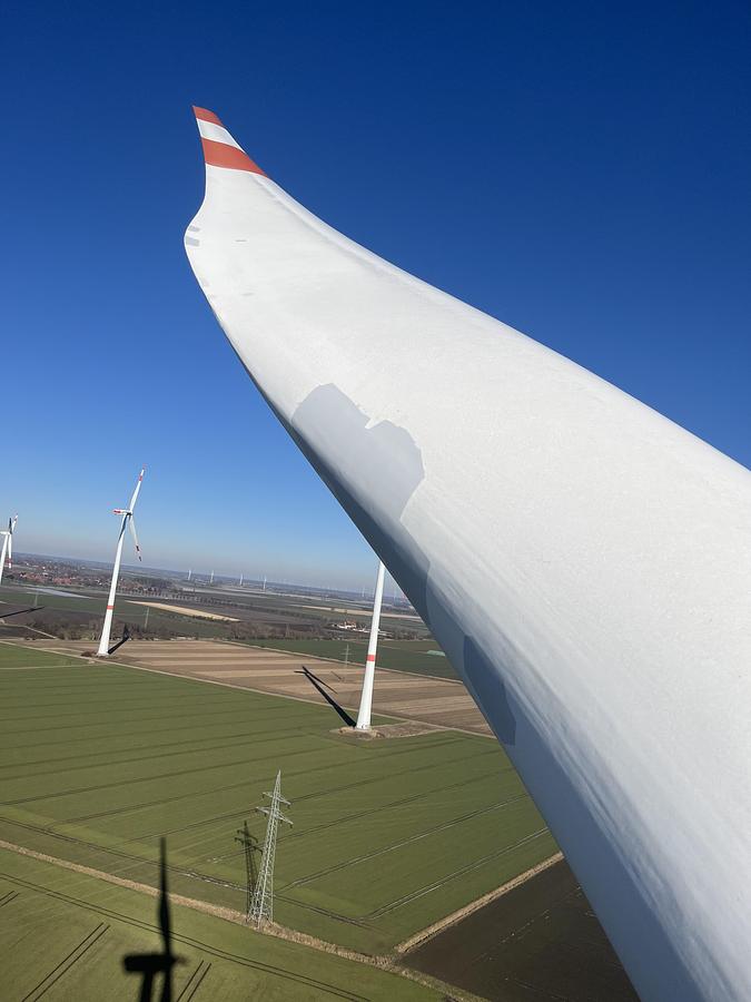 Gebraucht Enron EW 37.3 B Set Rotorblades Rotorblätter GE 1.5 SL 77 m Rotor