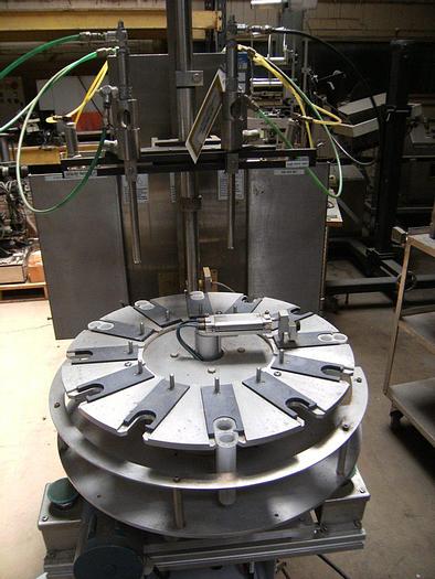 Used Filler, Piston, 2-Head, Filamatic, S/st, Tubes, Rotary #S736393