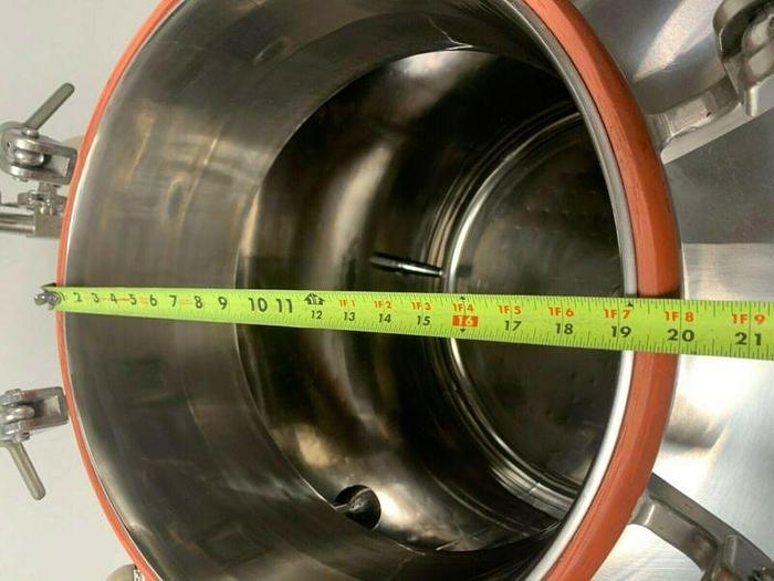 Used Paul Mueller 375 Liter Jacketed Stainless Steel Bioreactor 100 PSI