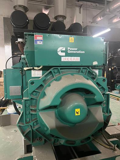 Used Cummins generator very low hours with Stamford alternator
