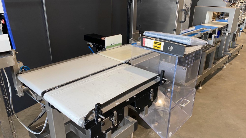 Used Mettler Toledo price-weighing and labelling line