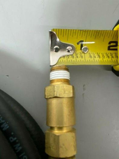 Used Radnor TPR250-500-580 Victor Style Nitrogen Purge Regulator w/ 122" Hose