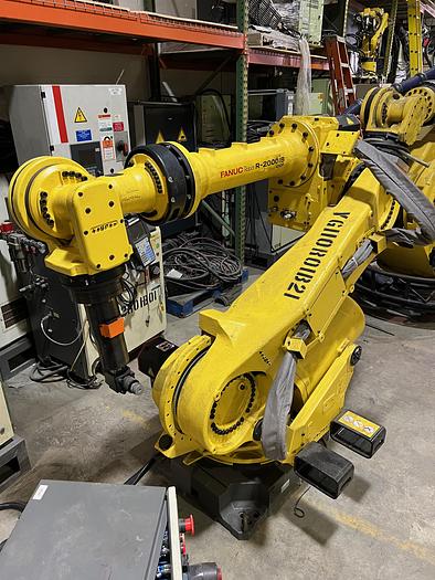 Used FANUC R2000iB/210F WITH R30iB CONTROLLER, VERY LOW HOURS, CLEANED AND TESTED #104585