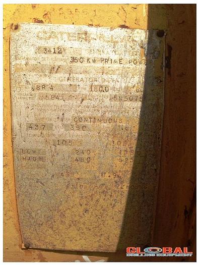 Used Item 0659 : Caterpillar SR4 Generator Set w/ 3412 Engine