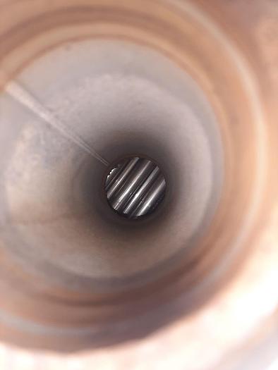 Used Heat Exchanger, Shell & Tube, S/st, 1/2" Tubes, 12" x 72" #S744380