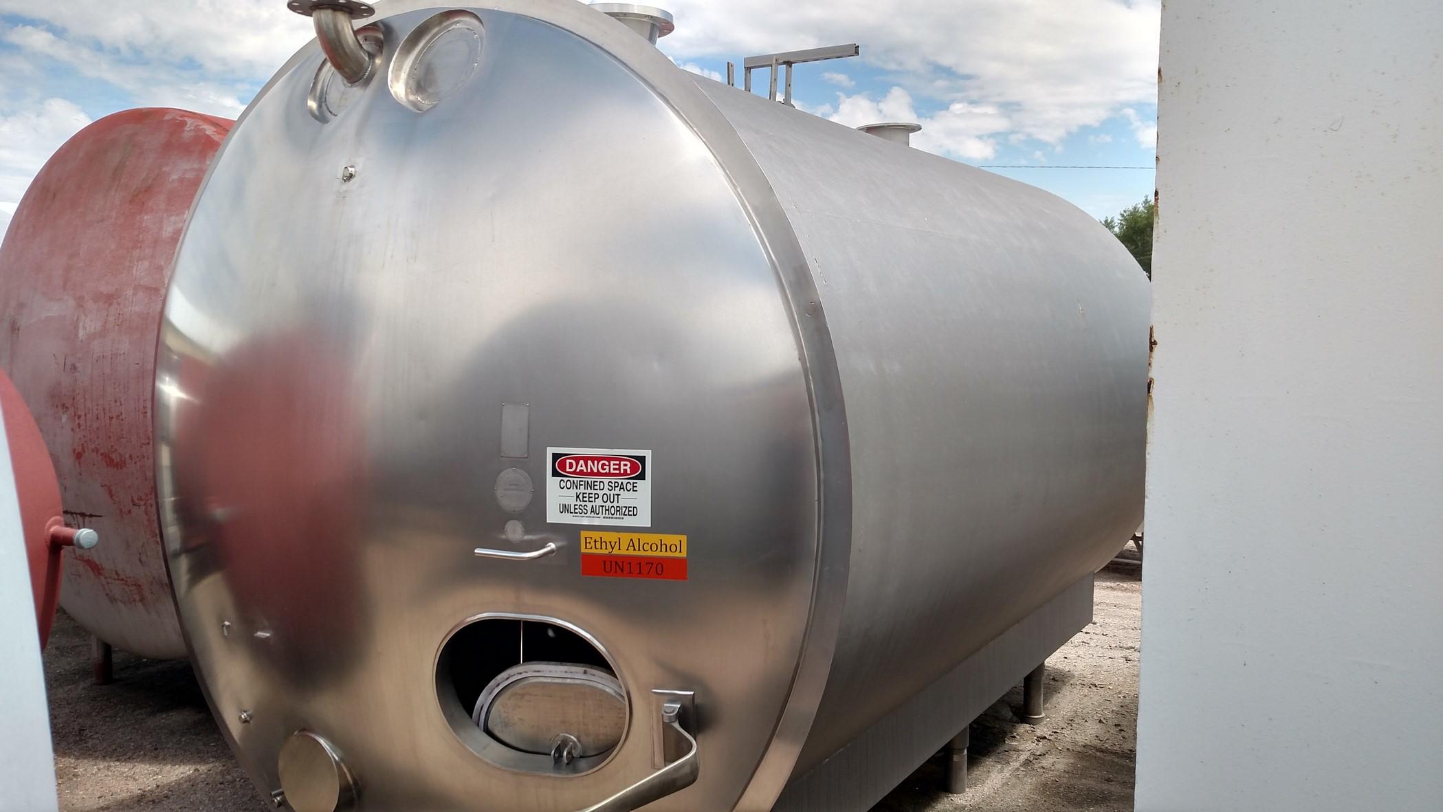 Used 5000 GALLON ALCOHOL STORAGE TANK.  CHERRY-BURRELL MODEL EHW SERIAL 61-1063