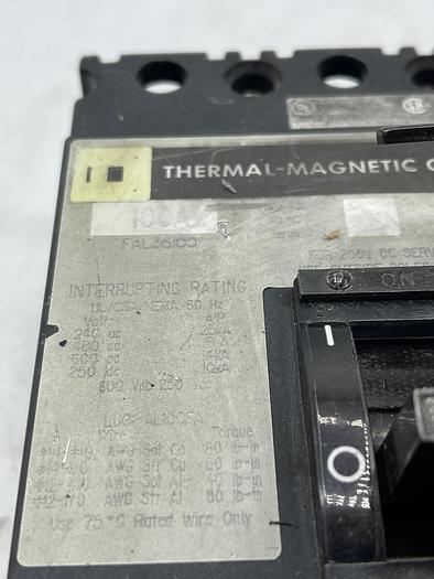 Used Square D Square D FAL36100