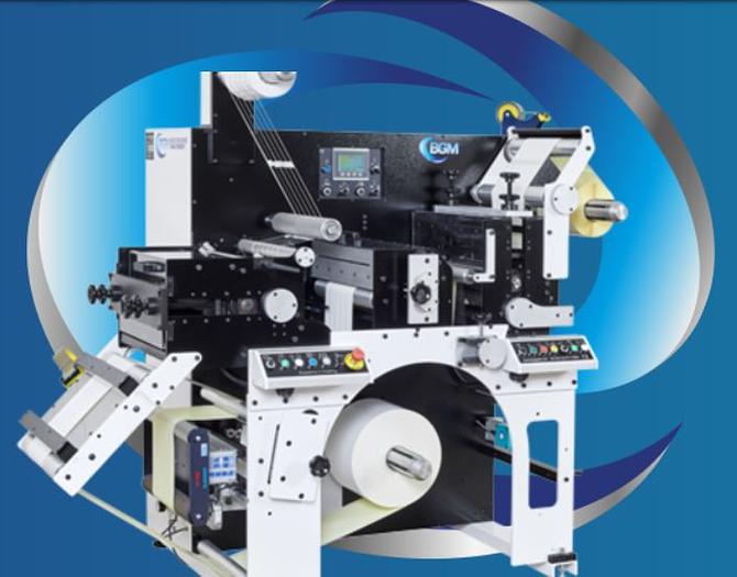 BGM Elite eDPSR easy load Die Cut & Perf Slitter Rewinder