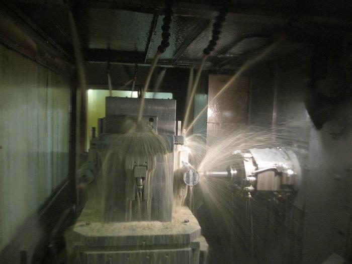 Used Okuma MC600H.  Horisontell fleroperationsmaskin med 630 palett och palett pool
