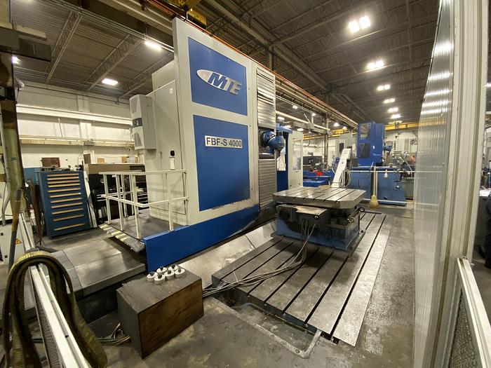 Used 2011 MTE MODEL FBF-S 4000 CNC TRAVELING COLUMN UNIVERSAL MACHINING CENTER