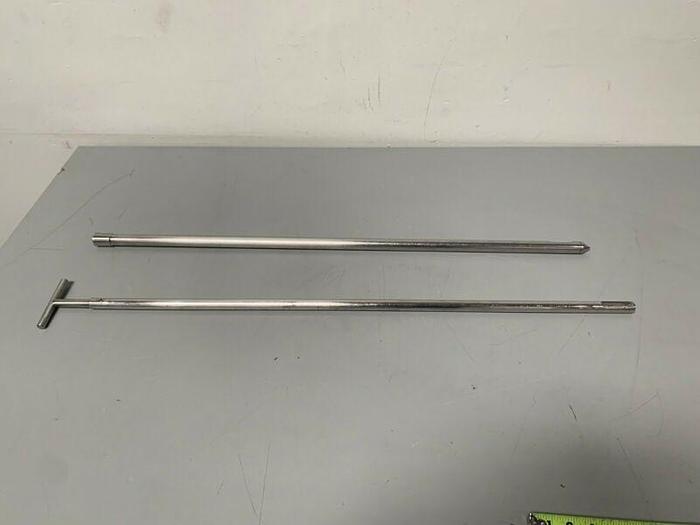 Used Stainless Steel Pointed-Plunger Lance Sampler Probe w/ 35" Rod