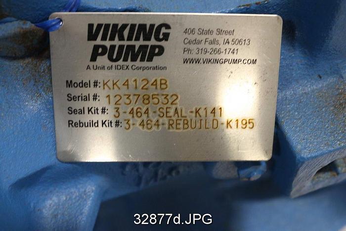 Refurbished Viking KK4124B 2x2 High Pressure Pump #32877