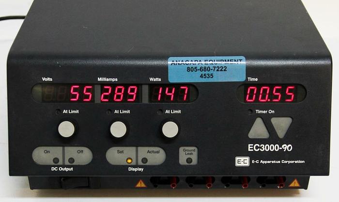 Used EC Apparatus EC3000-90 Electrophoresis Power Supply (4535)