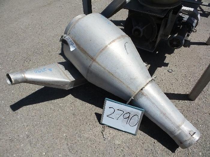MAC 24'' Diameter x 5' Long Stainless Steel Cyclone Receiver Tank
