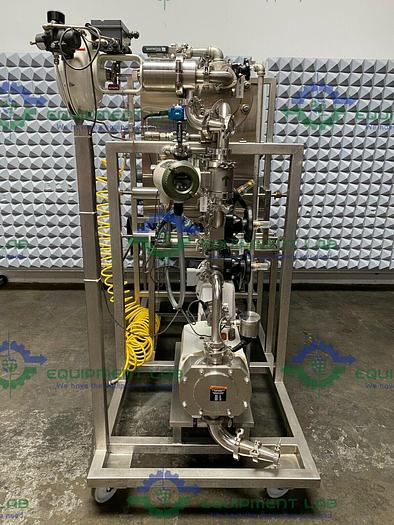 Used Pall TFF Filtration Skid w/ Alfa SRU47 Pump, Cassette Holder, & Heat Exchanger