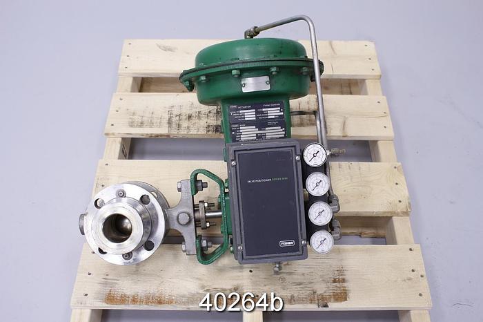 Used Fisher 2" Vee Ball Control Valve #40264