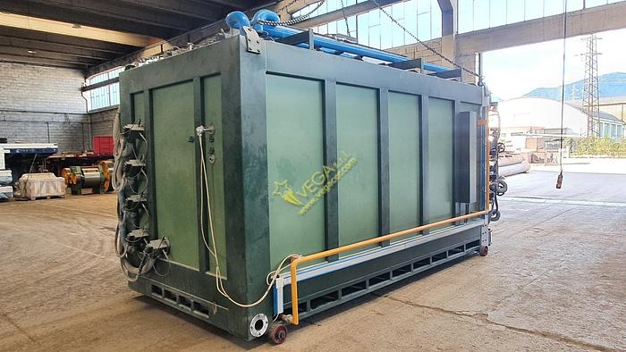 Used Muffled Gas turbo Kiln Moretti mod. FDTM4
