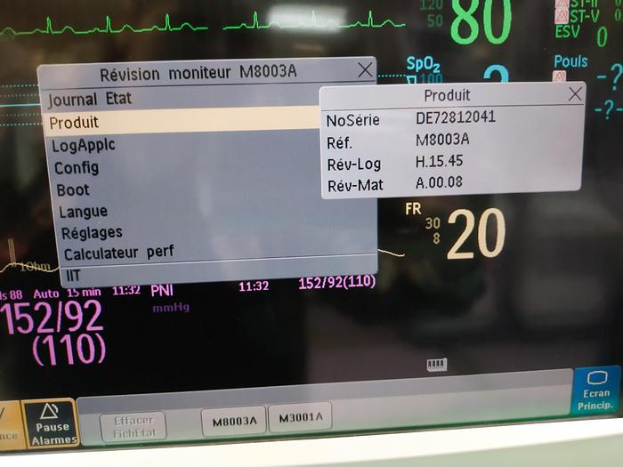 Gebraucht Philips IntelliVue MP40 Patientenmonitor 