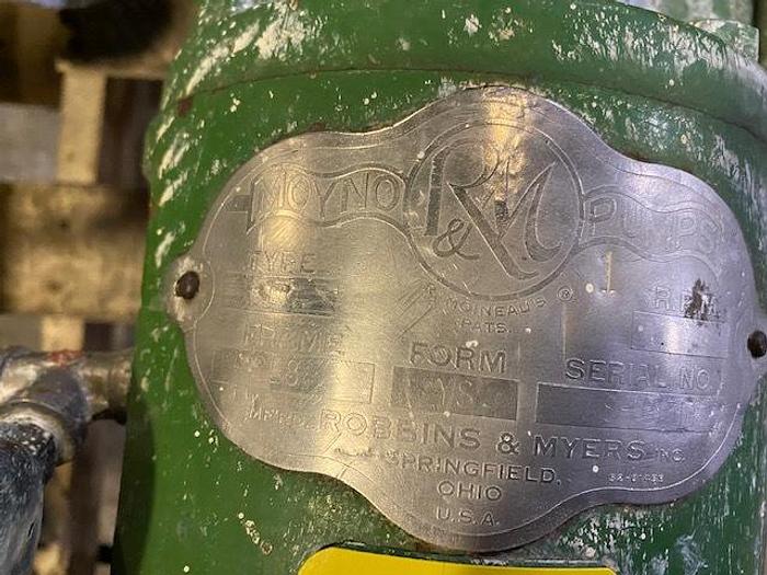 Used MOYNO TYPE 600 HORIZONTAL PUMP
