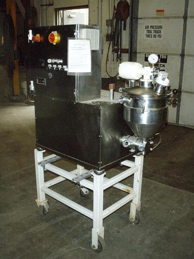 Used 10 LITER KORUMA HOMOGENIZING MIXER SYSTEM – S/S – VACUUM – JACKETED #8152
