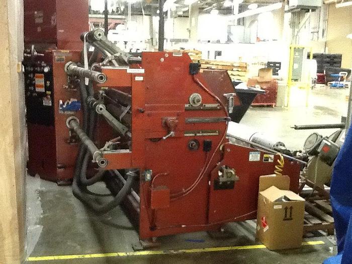 Used 62" DUSENBERY DUPLEX SLITTER REWINDER MDL. 10000