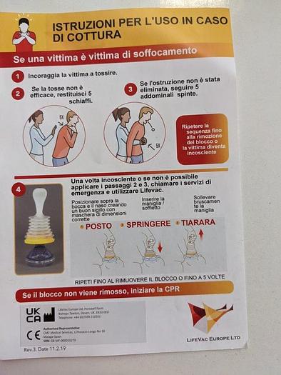 I Giovanniti - Lifevac - disostruttore via aeree