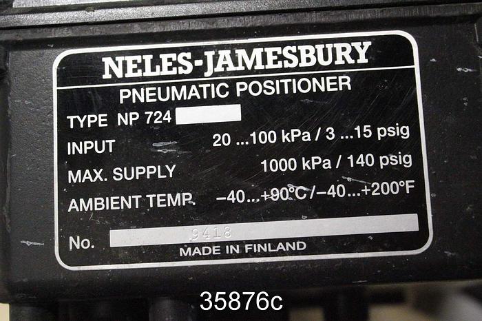 Used Neles Jamesbury 2" Air Operated Ball Control Valve, 5150-31-3600-MT #35876