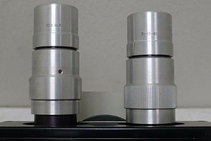 Used Bausch & Lomb Balplan Microscope with 31-15-61 10X WF Eyepieces