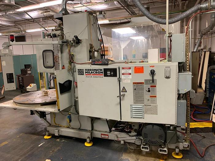 Used Milacron EV80 7.58 CNC Vertical Injection Molding Machine