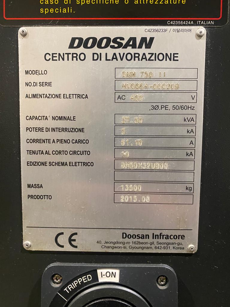 Usato 2015 Doosan DNM 750 II