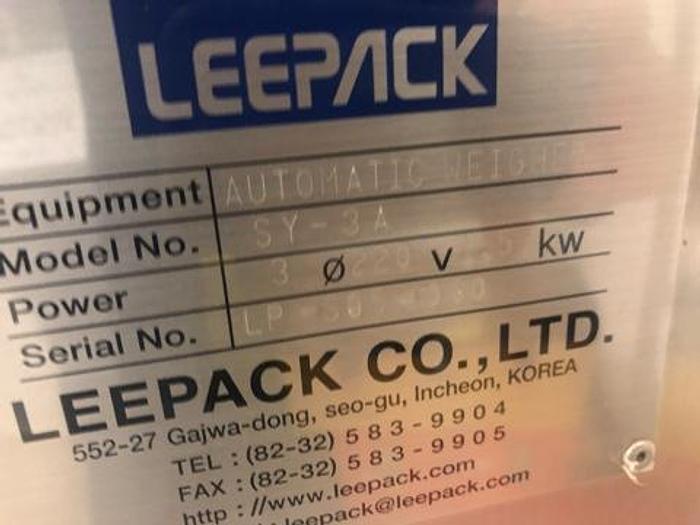 Used LeePack 3-Head Scales for Bagger