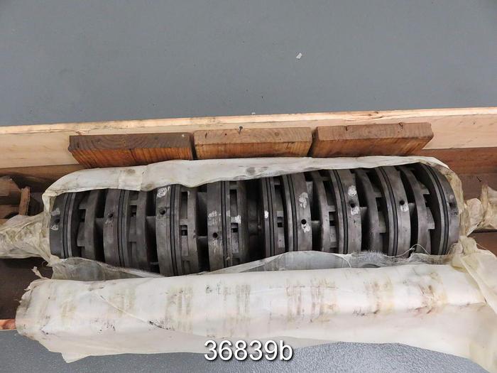 Used Ingersoll Rand Model 2.5CNTA 8-Stage Pump Rotating Assembly #36839