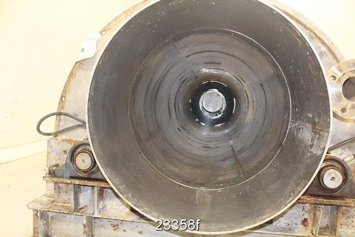 Used Fkc RST-S630X3000L Rotary Screen Thickener, 2Hp Drive, 460V, 24"X120"  Thickening Cylinder, Perforated Plate Hole Diameter Approx. 0.038" #23358