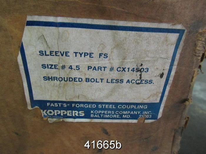 Unused Koppers Coupling Set, Size 4.5 #41665