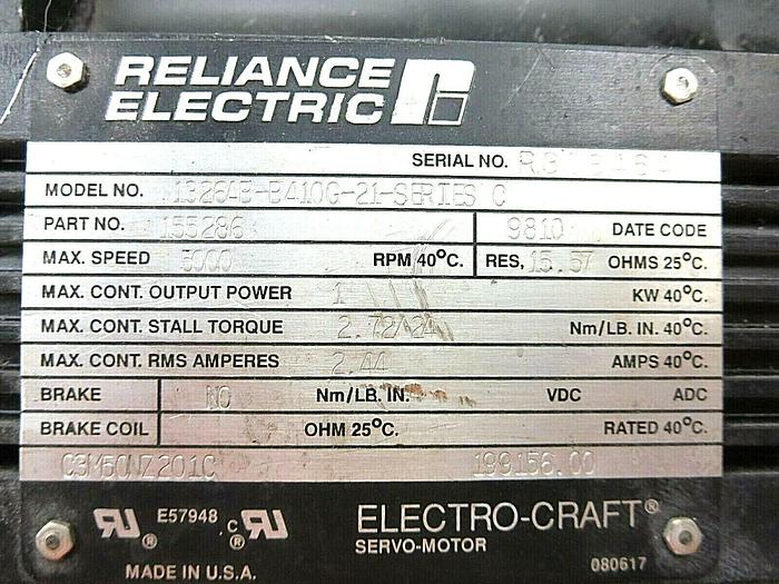 Used Reliance Electric 1326AB-B410G-21
