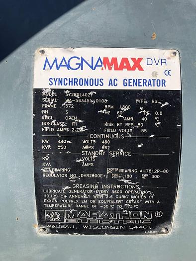 Used MagnaMax 440kW Generator End