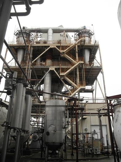 Used Dryer, Spray, 30', S/st, Fluid Bed, Evaporator, Plant #C741565